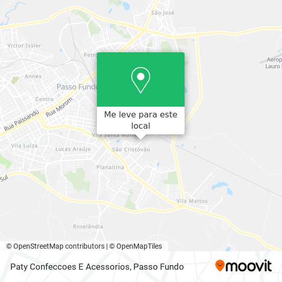 Paty Confeccoes E Acessorios mapa