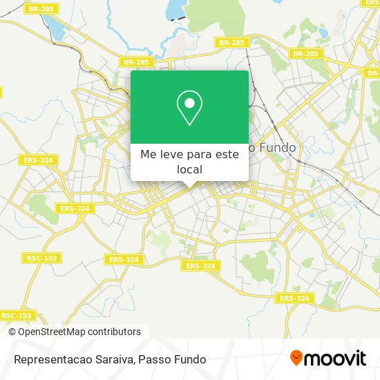 Representacao Saraiva mapa