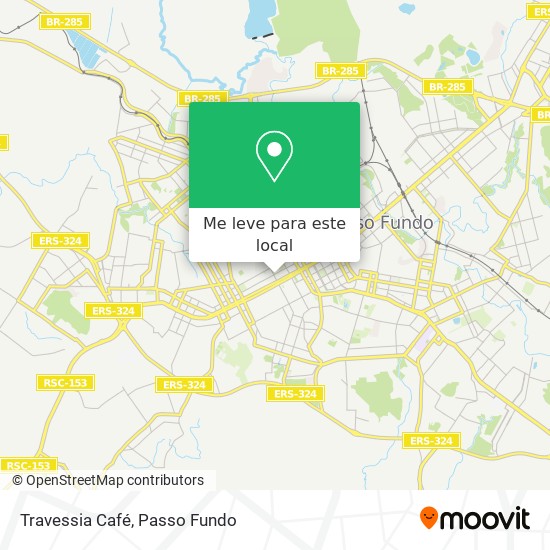 Travessia Café mapa