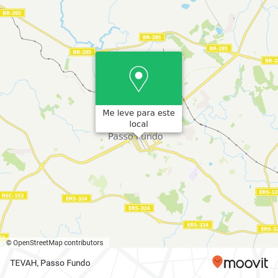 TEVAH, Avenida General Neto Centro Passo Fundo-RS 99010-190 mapa