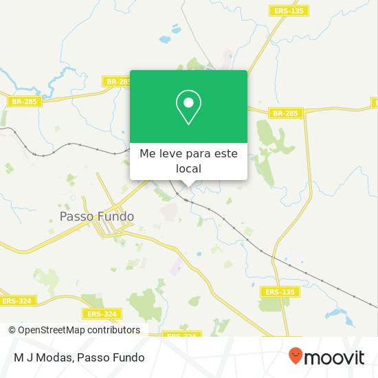M J Modas, Rua Parobé, 140 São Luiz Gonzaga Passo Fundo-RS 99070-230 mapa
