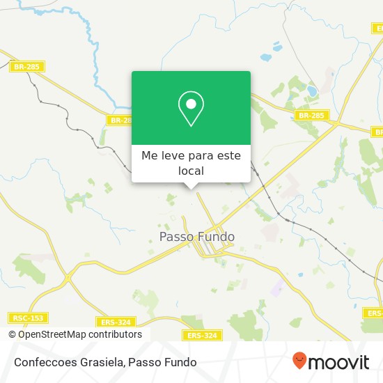 Confeccoes Grasiela, Rua Carijós, 320 Vila Fátima Passo Fundo-RS 99020-110 mapa