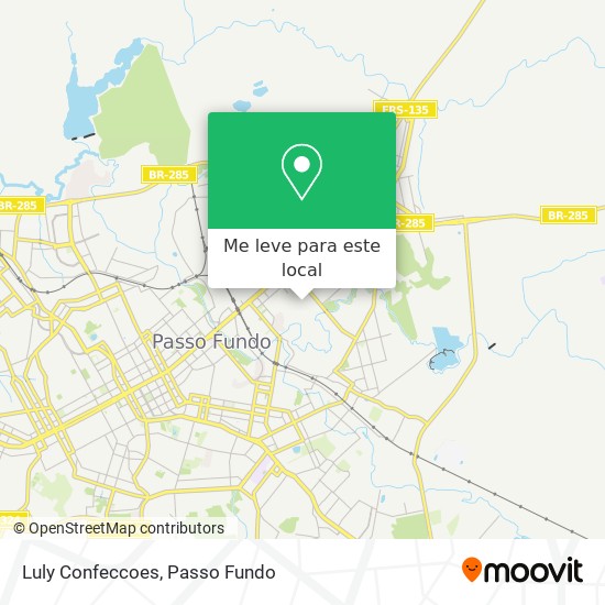 Luly Confeccoes mapa
