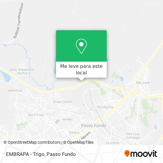 EMBRAPA - Trigo mapa