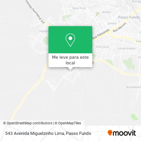 543 Avenida Miguelzinho Lima mapa