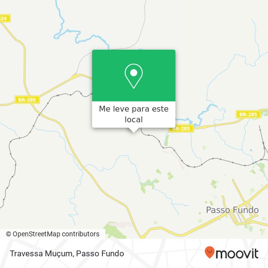 Travessa Muçum mapa