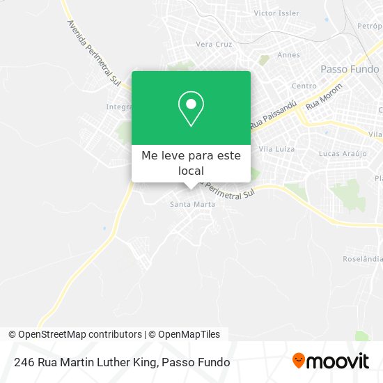 246 Rua Martin Luther King mapa
