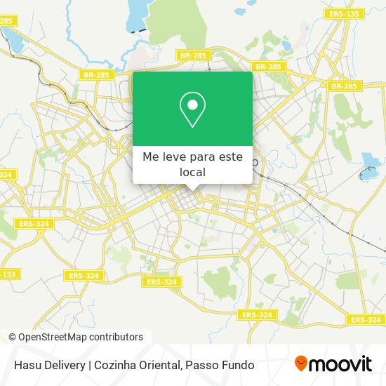 Hasu Delivery | Cozinha Oriental mapa