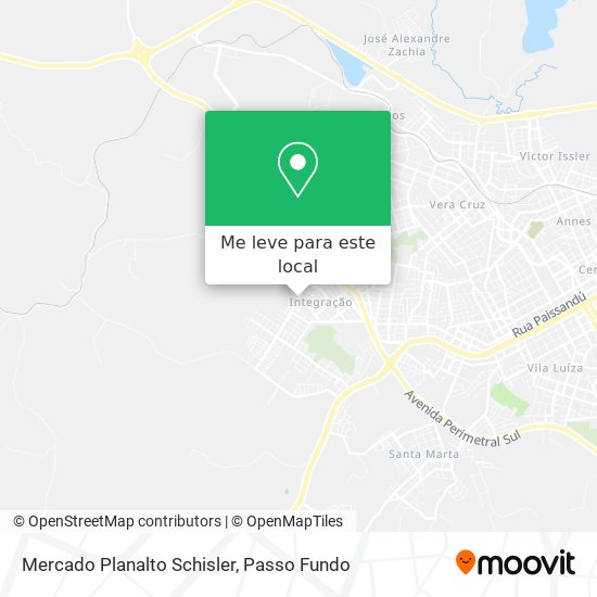 Mercado Planalto Schisler mapa