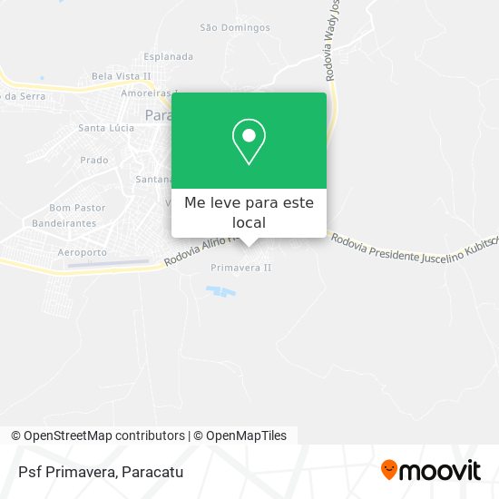 Psf Primavera mapa