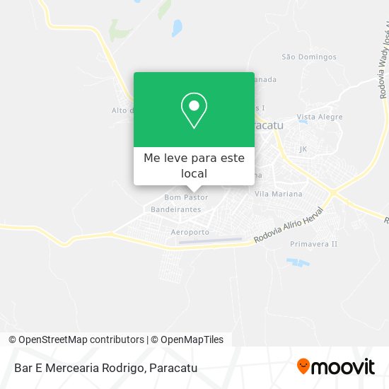 Bar E Mercearia Rodrigo mapa