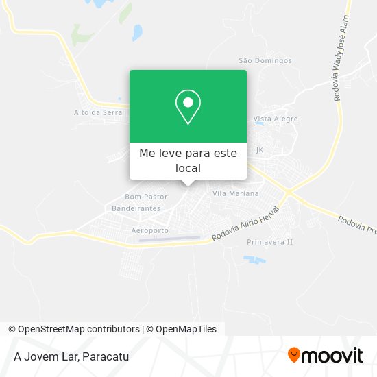 A Jovem Lar mapa