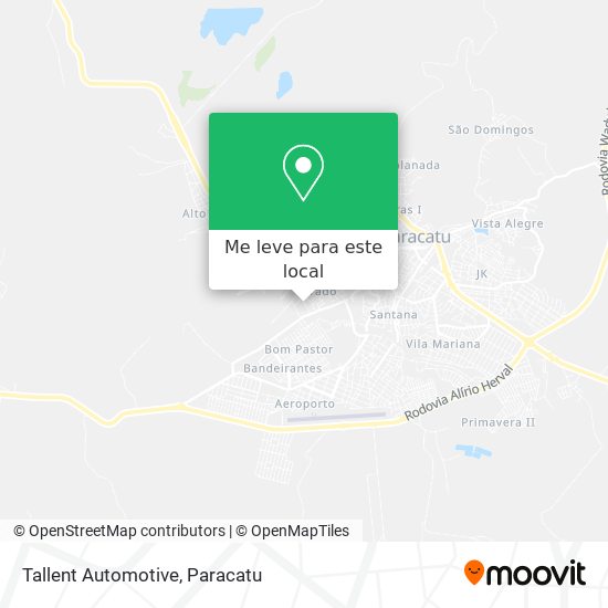 Tallent Automotive mapa