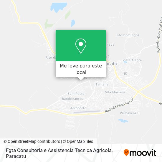 Fgta Consultoria e Assistencia Tecnica Agricola mapa