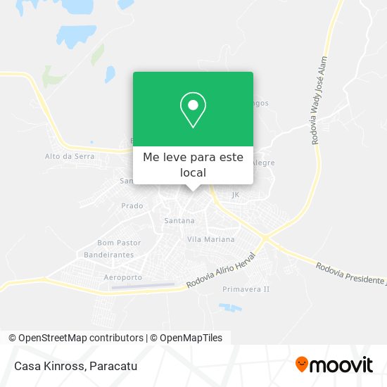 Casa Kinross mapa