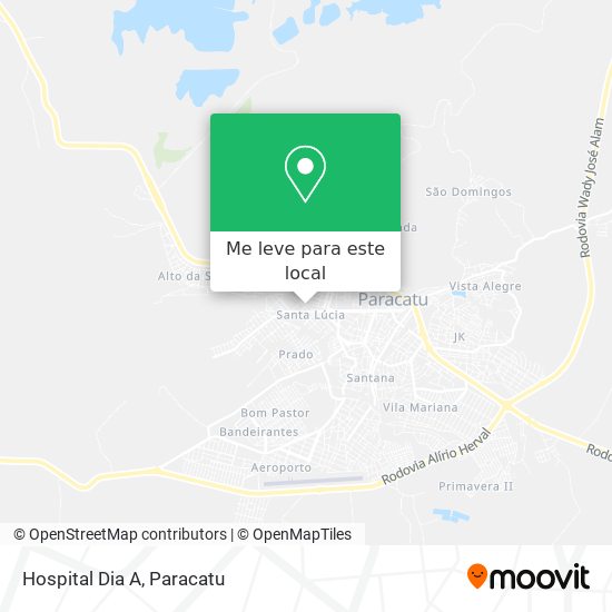 Hospital Dia A mapa