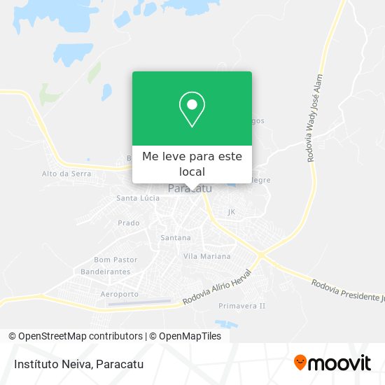 Instítuto Neiva mapa