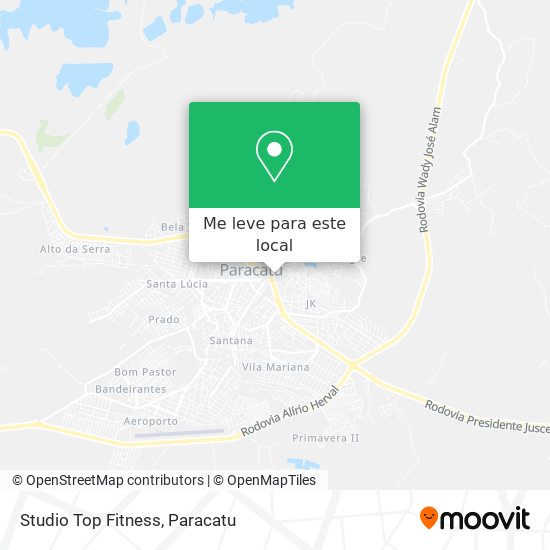 Studio Top Fitness mapa