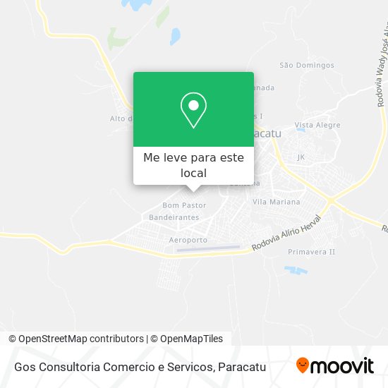 Gos Consultoria Comercio e Servicos mapa