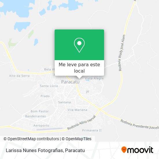 Larissa Nunes Fotografias mapa