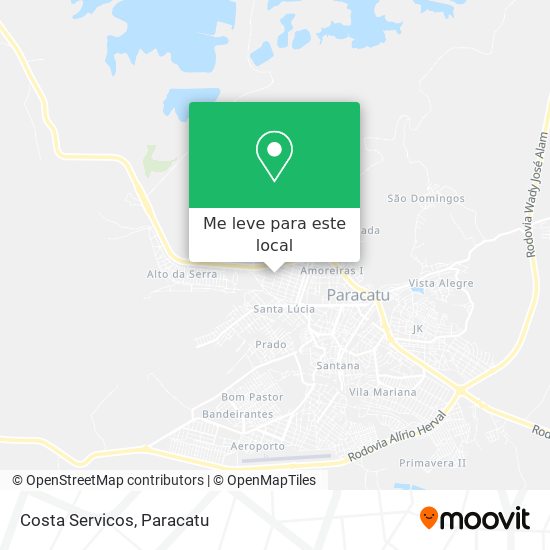 Costa Servicos mapa