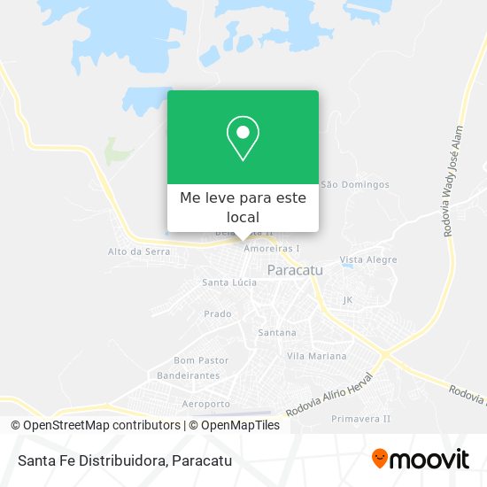 Santa Fe Distribuidora mapa