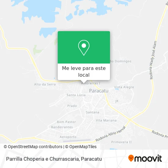 Parrilla Choperia e Churrascaria mapa