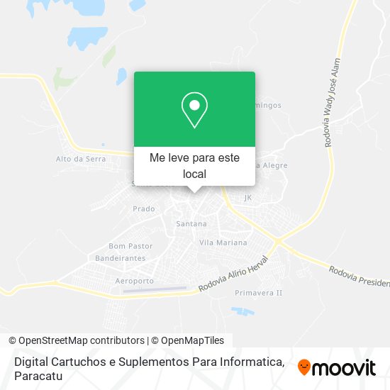 Digital Cartuchos e Suplementos Para Informatica mapa