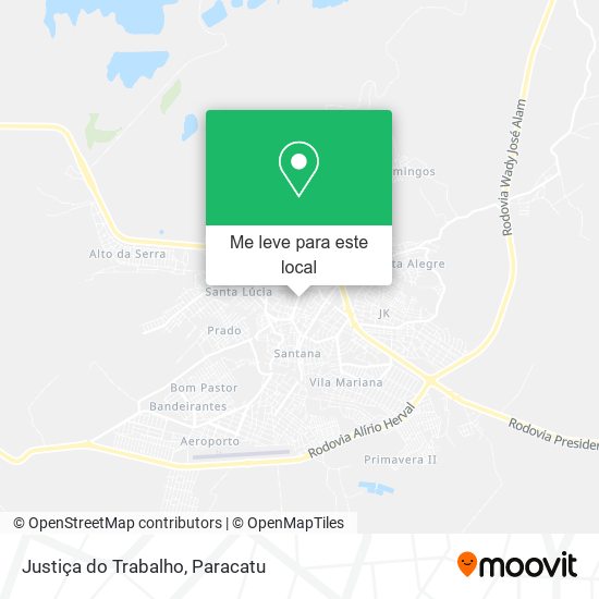 Justiça do Trabalho mapa