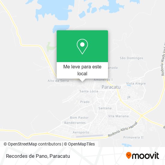 Recordes de Pano mapa