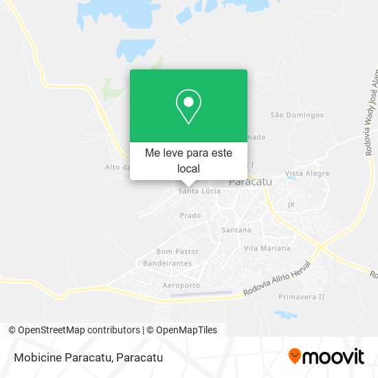 Mobicine Paracatu mapa