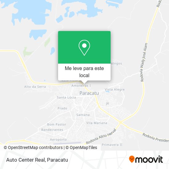 Auto Center Real mapa
