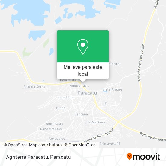 Agriterra Paracatu mapa