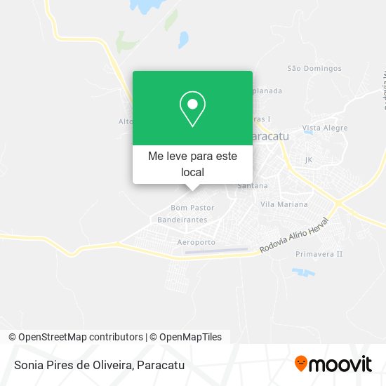 Sonia Pires de Oliveira mapa