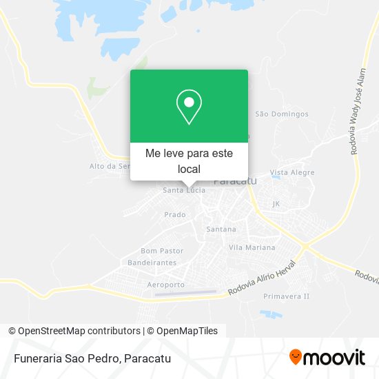 Funeraria Sao Pedro mapa