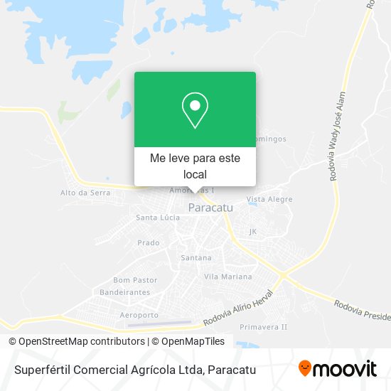 Superfértil Comercial Agrícola Ltda mapa