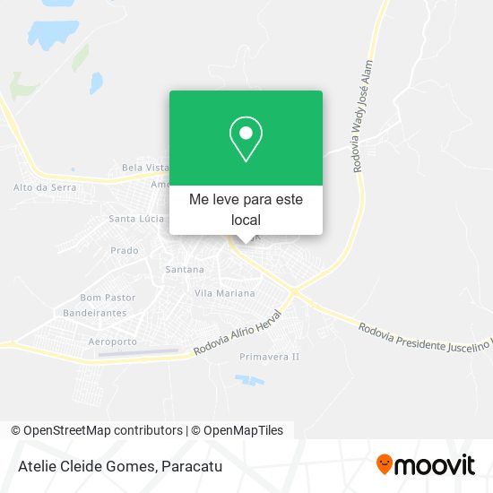 Atelie Cleide Gomes mapa