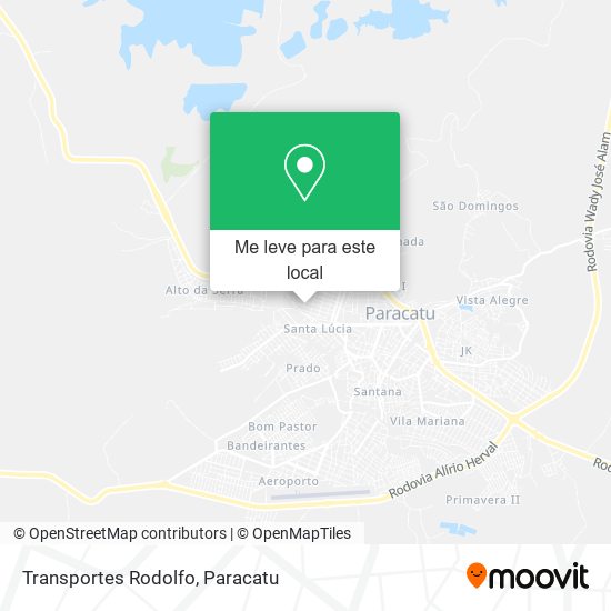 Transportes Rodolfo mapa