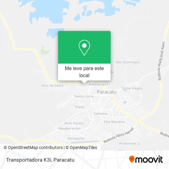 Transportadora K3i mapa