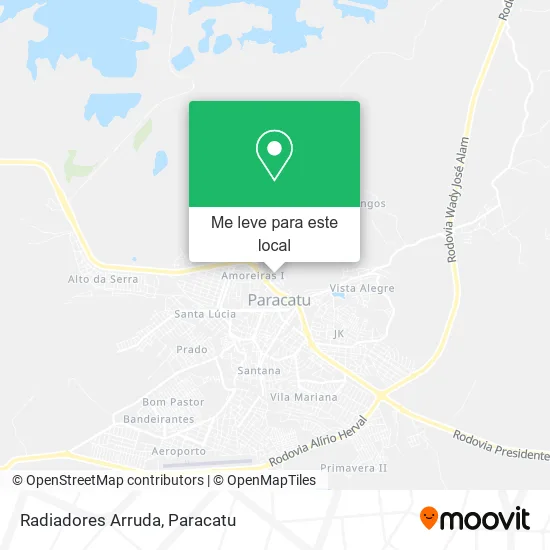 Radiadores Arruda mapa