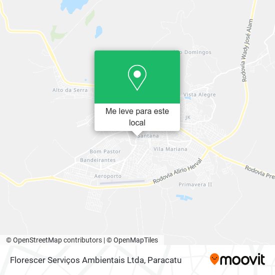 Florescer Serviços Ambientais Ltda mapa