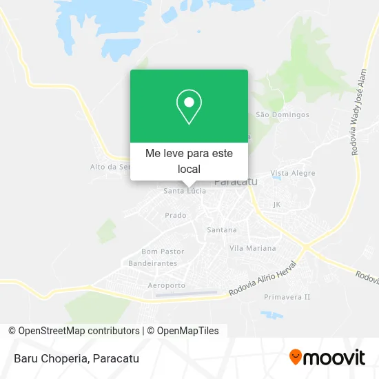 Baru Choperia mapa