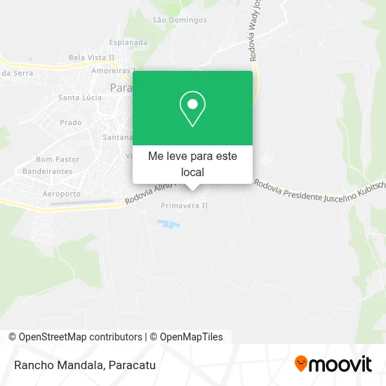 Rancho Mandala mapa