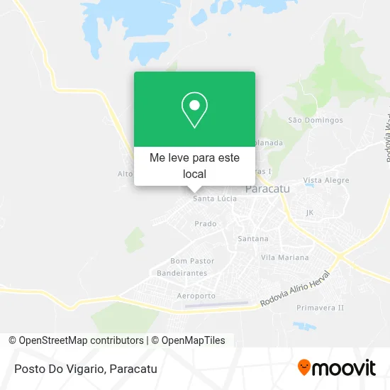 Posto Do Vigario mapa