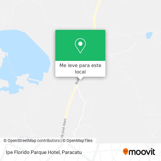Ipe Florido Parque Hotel mapa