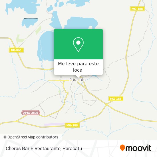 Cheras Bar E Restaurante mapa