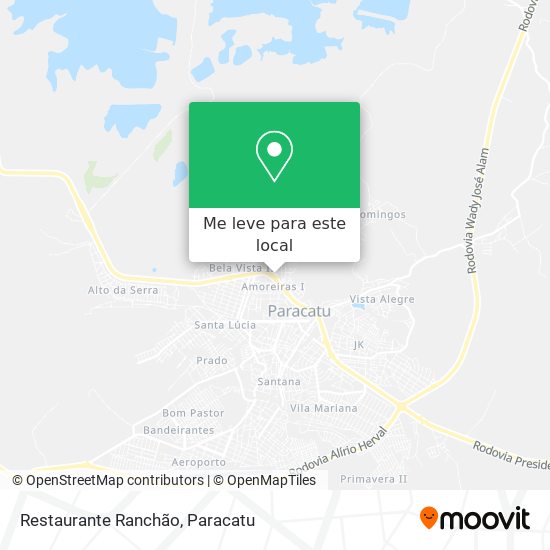Restaurante Ranchão mapa