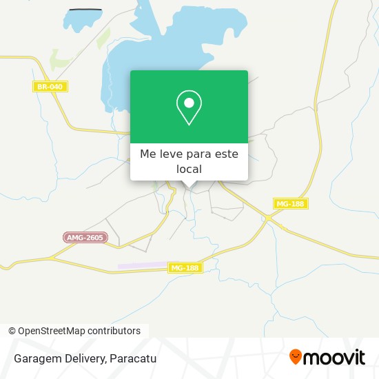 Garagem Delivery mapa