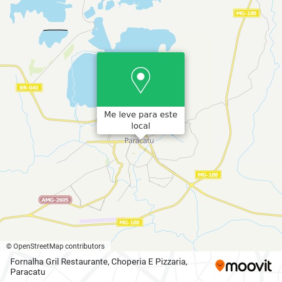 Fornalha Gril Restaurante, Choperia E Pizzaria mapa