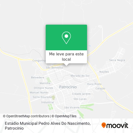 Estádio Municipal Pedro Alves Do Nascimento mapa